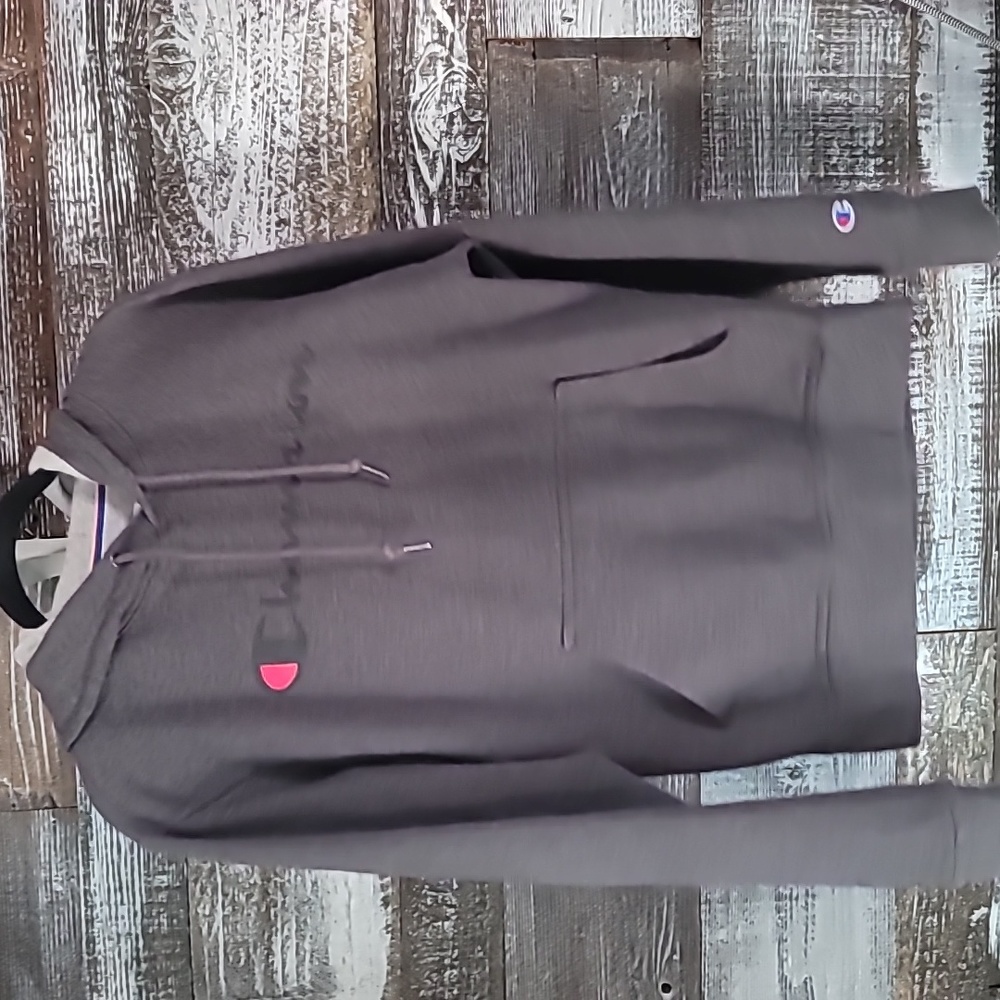 Men's Grey Champion Hoodie Size Small